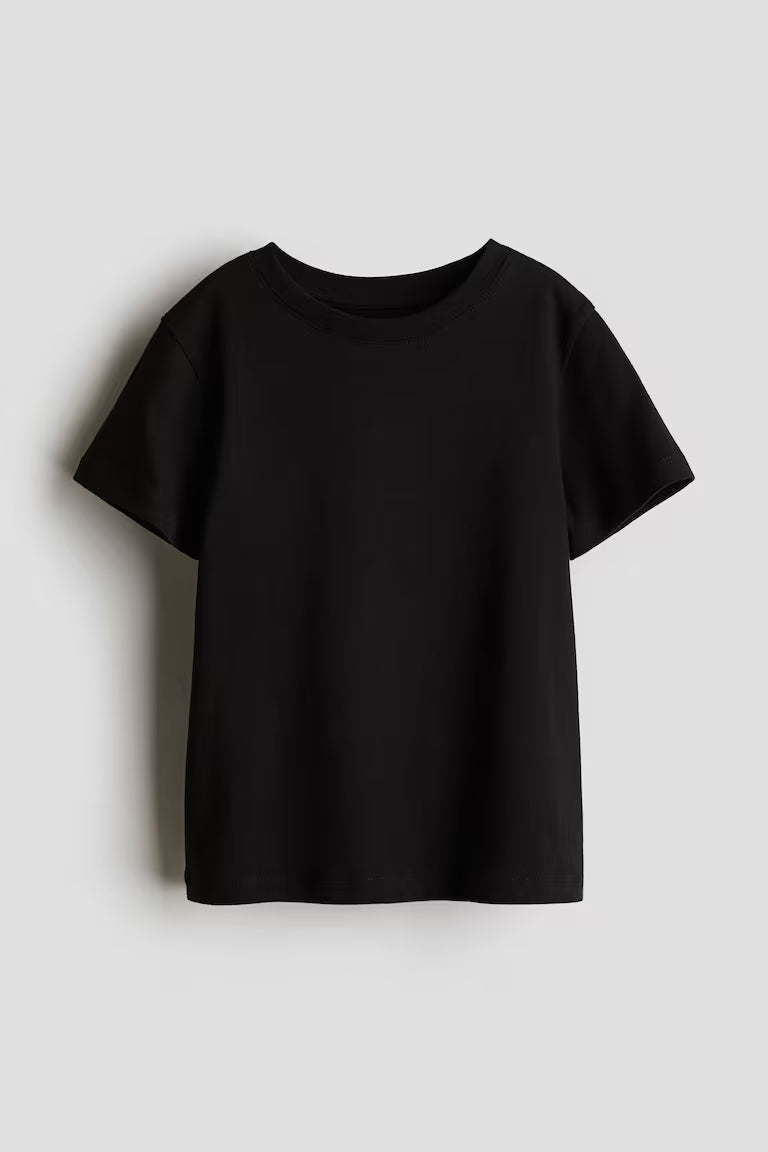 black t-shirt